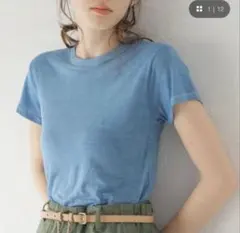 baserange ベースレンジ　バンブー　Tシャツ　S ブルーのサムネイル