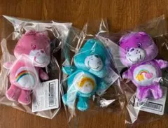 【アミューズメント限定景品】【新品3色】 ケアベア シャイニーベロアマスコット2