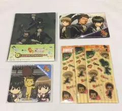 銀魂 真選組 コースター クリアファイル シール ポストカード 8点セット