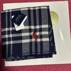 (新品）絶対正規品POLORALPH LAUREN チェック柄タオルハンカチ