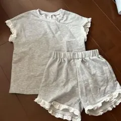 SHEIN グレー レース付き セットアップ 110