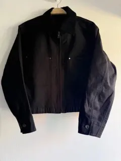 ユニクロ　黒いコットンジャケット Mサイズ