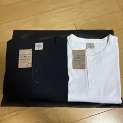 AVIREX U.S.A. ロンT ヘンリーネック 2枚セット Lサイズ