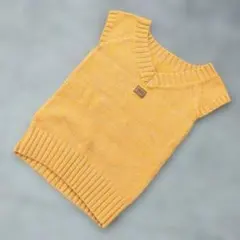 ★b2937 VICKY ビッキー【2】オレンジ Vネック 半袖ニットのサムネイル