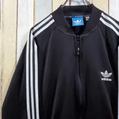 765☆アディダスオリジナルス☆トラックジャケット☆ワンポイント刺繍ロゴ☆L