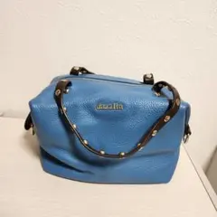 dazzlin 青 レザー ショルダーバッグのサムネイル
