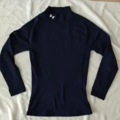 アンダーアーマー　長袖　ネイビー　YLG　コールドギア