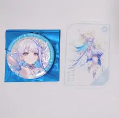 リゼヘルエスタ 缶バッジ 8周年 ランダムグリッター缶バッジ 特典カード