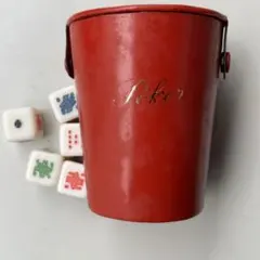 アンティーク ポーカーダイス Poker Dice サイコロ レトロ ビンテージ