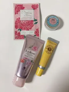 ハウスオブローゼ　ハンドクリーム　ラ・ローゼ　ロクシタン　リップバーム