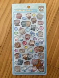 水族館限定ボンボンドロップシール カワウソ