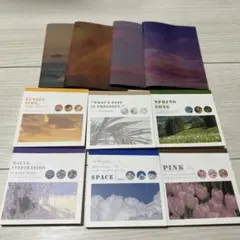 コラージュ素材　紙モノ　ステッカーブック　10点