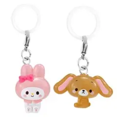 サンリオキャラクターズ ゆるっとめじるしアクセサリー　マイメロディ　くろうさ