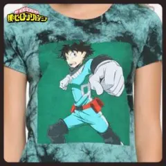 僕のヒーローアカデミア デク　緑谷出久 半袖Tシャツ レディース  M ヒロアカ