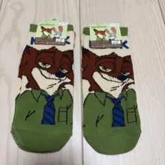 新品 ズートピア ニック・ワイルド 靴下2点セット