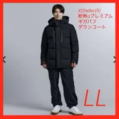 ワークマンXシェルター★断熱αプレミアム★ギガパフダウンコート★LL