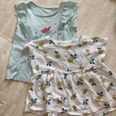 UNIQLOアリエルTシャツ　レモン柄Tシャツセット