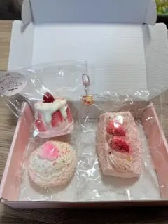 イチゴとオレンジのプチシュークリーム フェイクスイーツ 食品サンプル