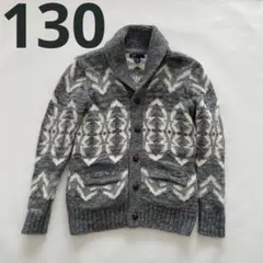 GAP Kidsギャップキッズネイティブアメリカン柄ニットジャケット130cm