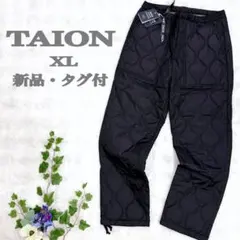 【新品・タグ付】タイオン TAION 131ML-1 ミリタリーダウンパンツ 黒
