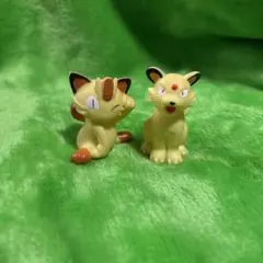 ポケモンキッズ 指人形 ニャース　ペルシアン　1997 ソフビフィギュア