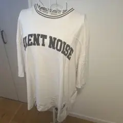 SILENT NOISE ロゴプリント GU Tシャツ ホワイト Lサイズ