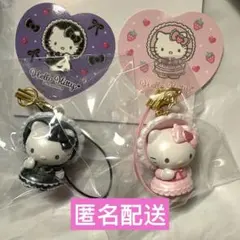 ハローキティ　トレーディングマスコットストラップ　ロリータセット