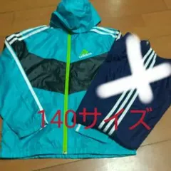 adidas 140サイズ ナイロンジャケット