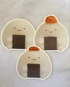 なんでもいきもの　特典　ステッカー　おにぎり