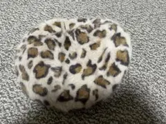 ベレー帽　ヒョウレオパード柄 56〜58cm ファーのサムネイル