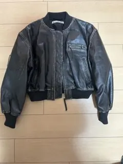 Acne Studios レザーボンバージャケット サイズ38