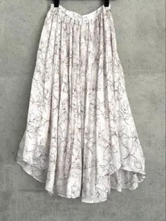 【美品】SNIDEL プリーツロングさスカート　Fサイズ