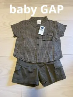 baby GAP セットアップ チェック柄シャツコーデセット 80cm 新品
