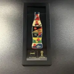 コカコーラ FIFAワールドカップ ロシア2018 ピンバッジ 6個セット 額装