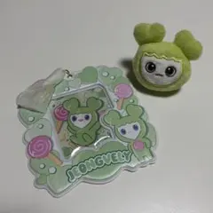 TWICE ジョンヨン カードホルダー ぬいぐるみリング セット
