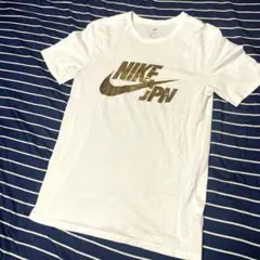 NIKE ホワイト Tシャツ ゴールドロゴ M