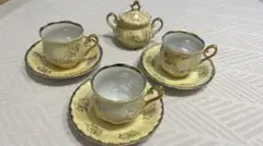 MIYOSHI CHINA ティーカップ&シュガーポットセット