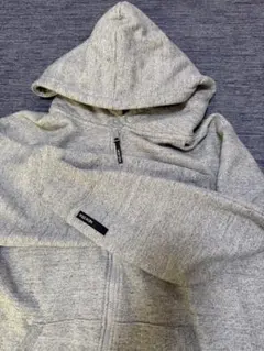 NEW ERA グレー フルジップパーカー