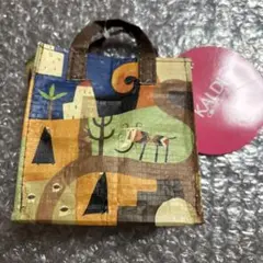 KALDI カルディ　エコバッグ伝説柄　ミニミニミニクランチ　コーヒー味　入り