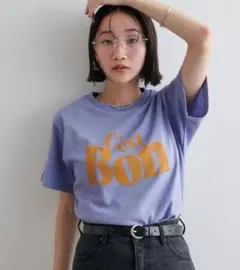 【試着のみ】DISCOAT ヴィンテージライクグラフィックTシャツ Sサイズのサムネイル