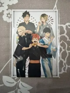 ハイキュー　8連ポストカードセット　烏野・音駒