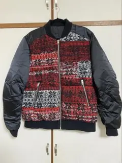 最終値下げ‼️DIESELボンバージャケット M ニット ノルディック MA-1型