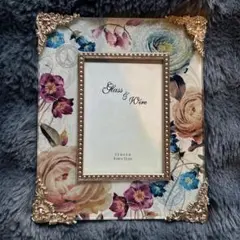 押し花アート 額入り 紫の小花 56×48cm 上品 和風インテリア 一点もの