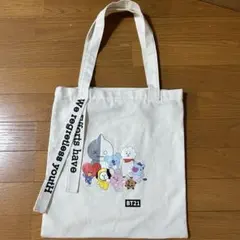 BT21 トートバッグ ホワイトのサムネイル
