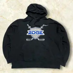 NIKE EDGE 刺繍ロゴ スウェットパーカー USメンズ ブラックL
