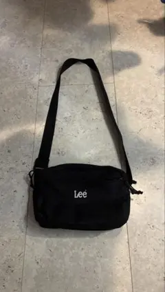 Lee ブラック ショルダーバッグ