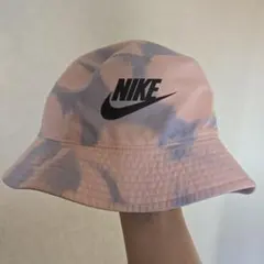 Nike バケットハット ピンク・ブルータイダイ
