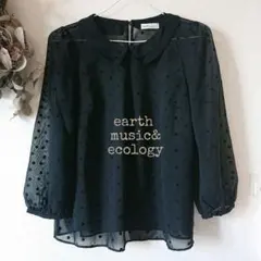 earth music&ecolog【F】 ブラウスシャツ ドット