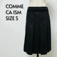 COMME CA ISM コムサイズム プリーツスカート Sサイズ【368】