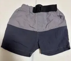 グレーとネイビーの半ズボン